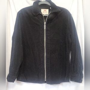 Levi's Women's Drop Full Zip Long Sleeve Collared Corduroy Jacket Size Large